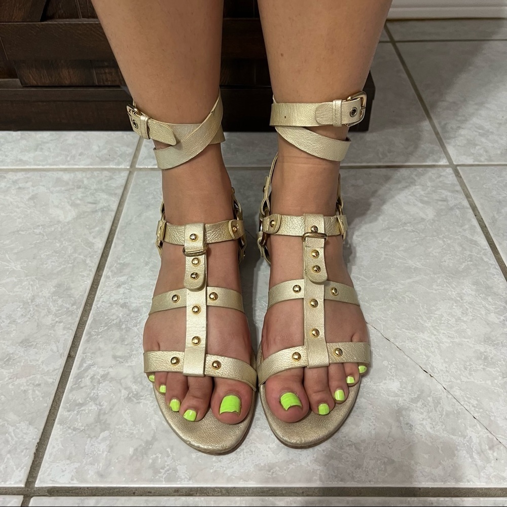 Stuart Weitzman On The Run Gladiator Sandals - image 4